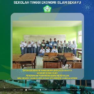 BEM STEI SEKAYU ADAKAN SOSIALISASI PENERIMAAN MAHASISWA BARU KE SEKOLAH DI KECAMATAN SUNGAI KERUH