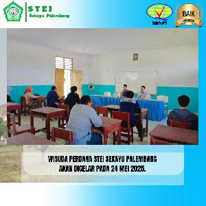 Wisuda Perdana STEI Sekayu Palembang akan digelar pada 24 Mei 2025